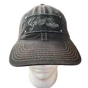 Harley Davidson Women's Baseball Cap Strapback Stud Embroidered Black Motorcycle